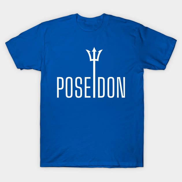Poseidon Greek Mythology T-Shirt by karacayart